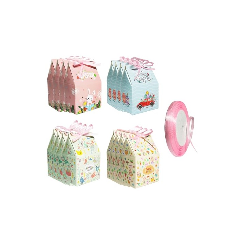 12pcs Easter Boxes Empty, Easter Cupcake Boxes, Easter Sweet Boxes