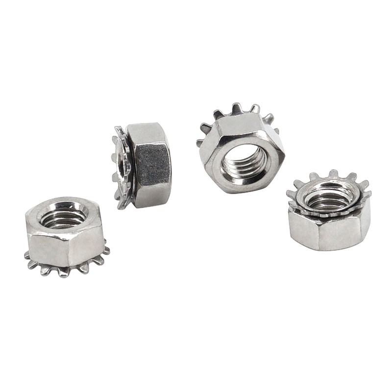 M6 Keps K-Lock Nuts 304 Stainless Steel Locks Nut (Pack