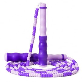 Jump Rope for Kids, Beaded Jumping Rope for 8-12, 9Ft Adjustable Skipping Rope with Soft Beaded, Tangle-Free Jumprope for Girls Boys, Students Outdoor