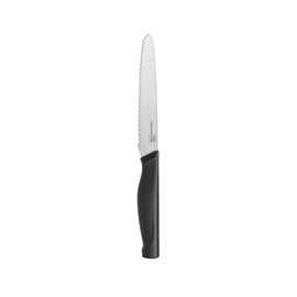 Cuisinart C77TR-5SUT Triple Rivet Collection Cuchillo de utilidad dentado de 5 pulgadas, color negro