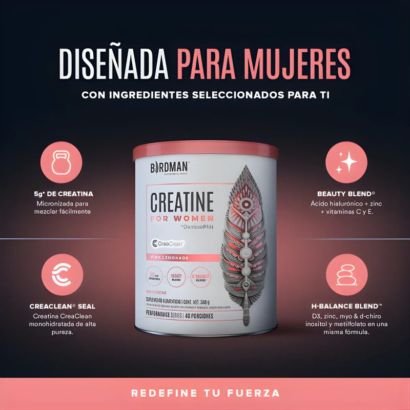 Birdman Creatina Mujer Inositol Shaker 600ml