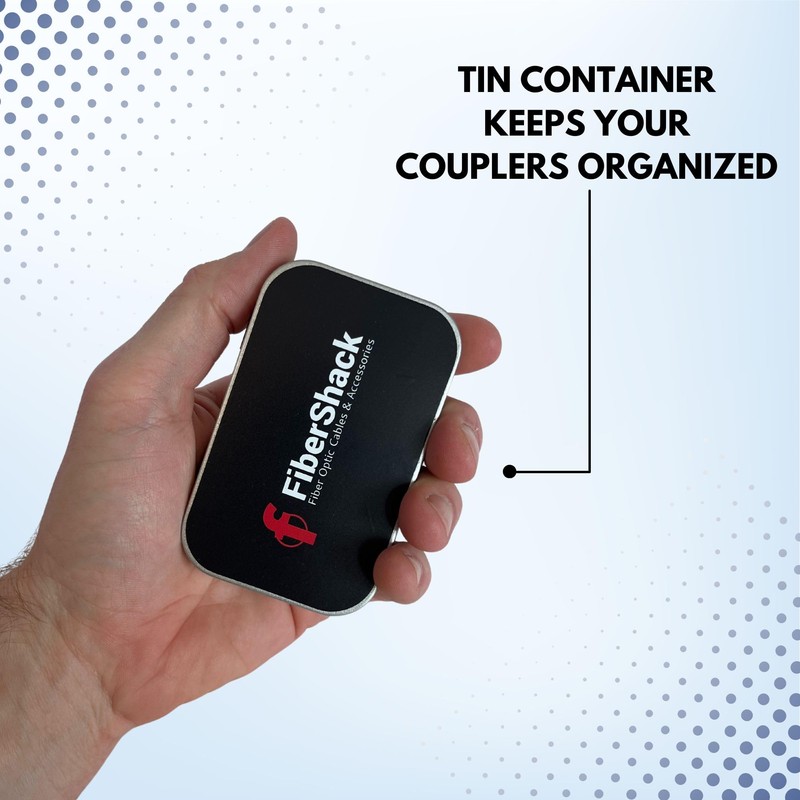 Fibershack - LC to LC Coupler Tin - 20 Pack