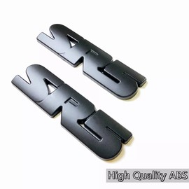 Pair Set 2016-2023 SR5 Emblem Overlay Badge 3D Decal Sticker Nameplate (Matte Black)