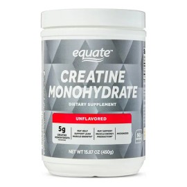 Equate Creatina Monohidratada Sin Sabor 450 Gr 90 Servs