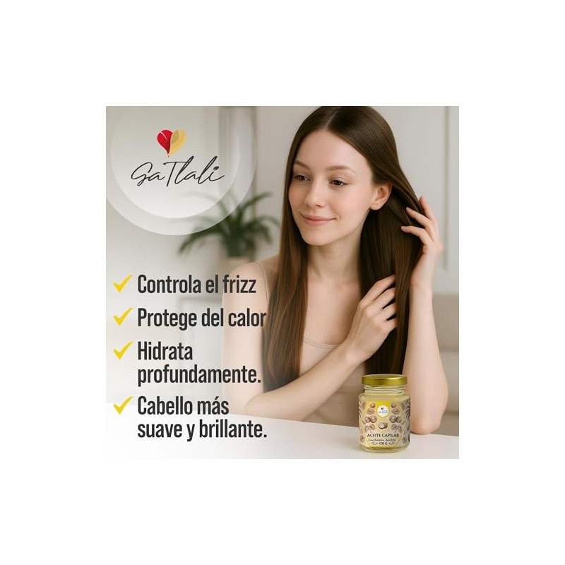 Ga Tlali – Aceite Capilar de Coco y Keratina 120g