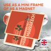 Classic Rectangle Magnet with Stand - Marrakech Old Tower Palm