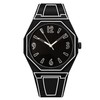 ERNIE KLEIN Men's Cartoon Watch, cartoon-black