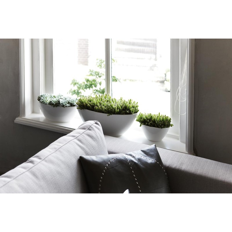 elho Brussels Diamond Oval 36 - Flower Pot for Indoor