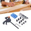 15Pcs Pocket Hole Jig 15° Aluminum Alloy Inclined Hole Drilling