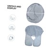 Mikinona Waterproof Barber Cape Hairdressing Cloak for Home Haircut Polyester
