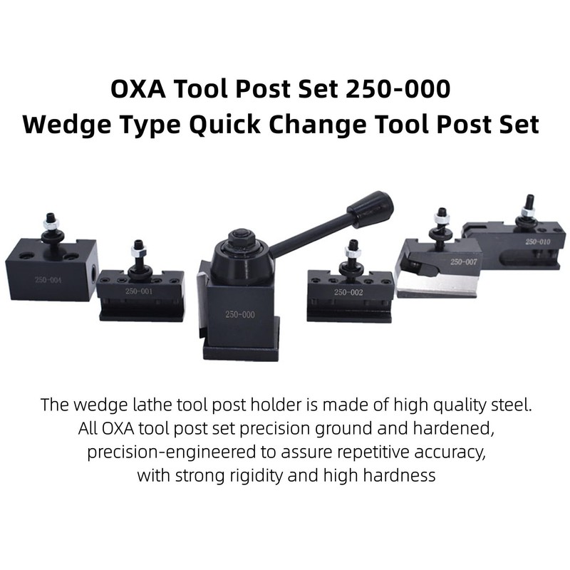 OXA Tool Post Set 250-000 Wedge Type Quick Change Tool