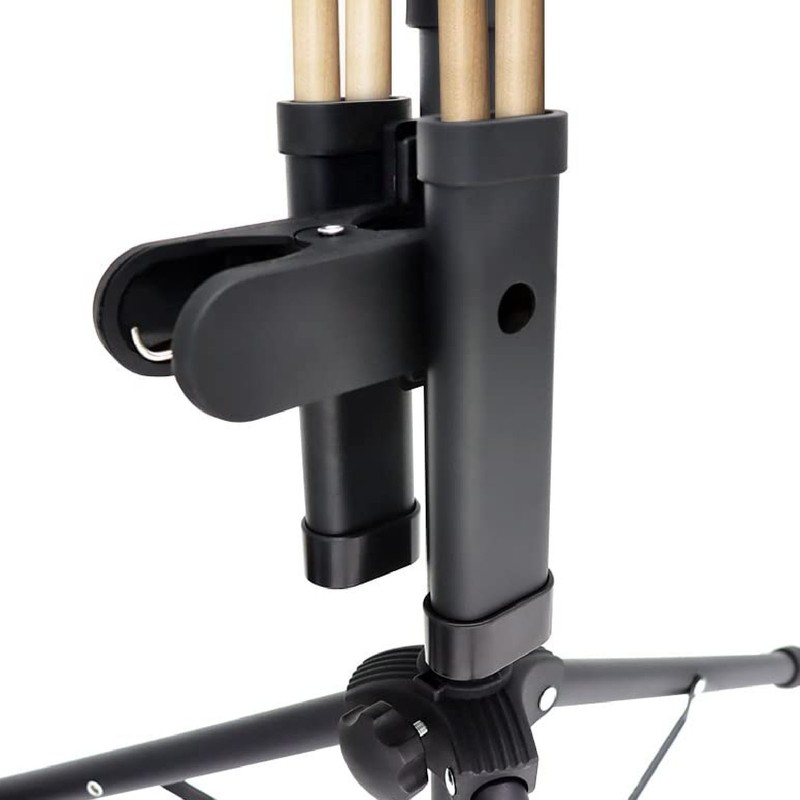 Drumstick Holder ABS Metal Structure Angle Adjustable Clip On Drum