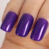 TUTUYU Glitter Deep Purple Gel Polish,15ml UV/LED Soak Off Sparkly Shimmer Orchid Purple Gel Nail Polish for Manicure Salon or DIY Nail Art at Home,Women Girls Gifts - GP0094