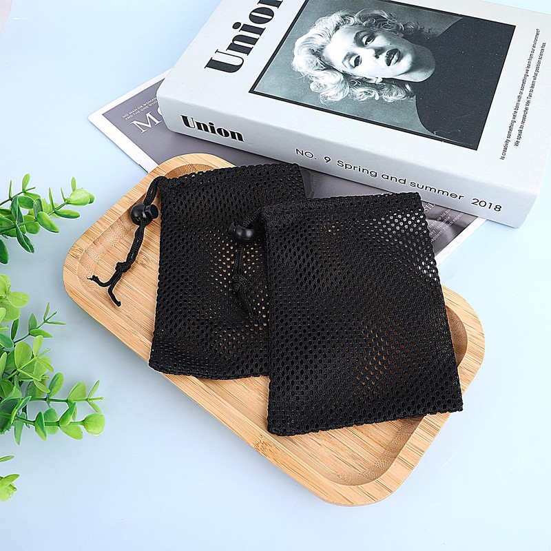 6 Pcs Nylon Storage Mesh Bags, 6 X 4" Mesh