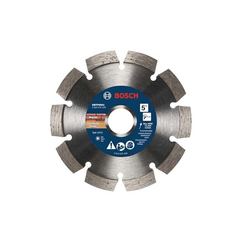 Bosch DBTP0501 5 in. Premium Segmented Tuckpointing Blade