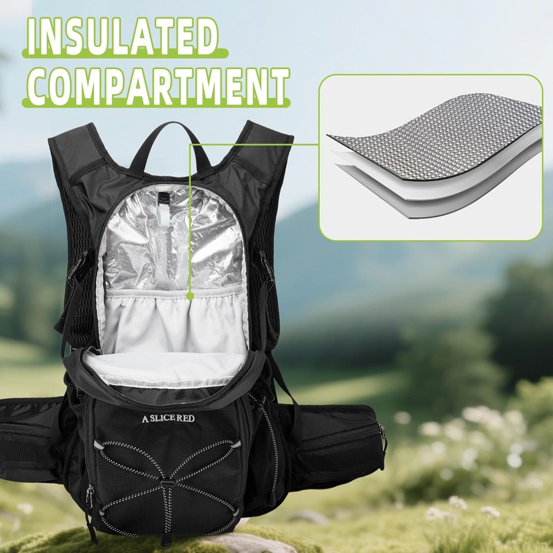 Hydration Backpack, Lightweight Water Backpack for Hiking with 3L Leak