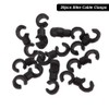 Saipor 20pcs Bike Cable Clasps S-Hook Clips Bicycle Rotatable for