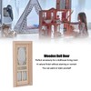 Doll House Screen Door Birch 1:12 Mini Natural Finish Dollhouse
