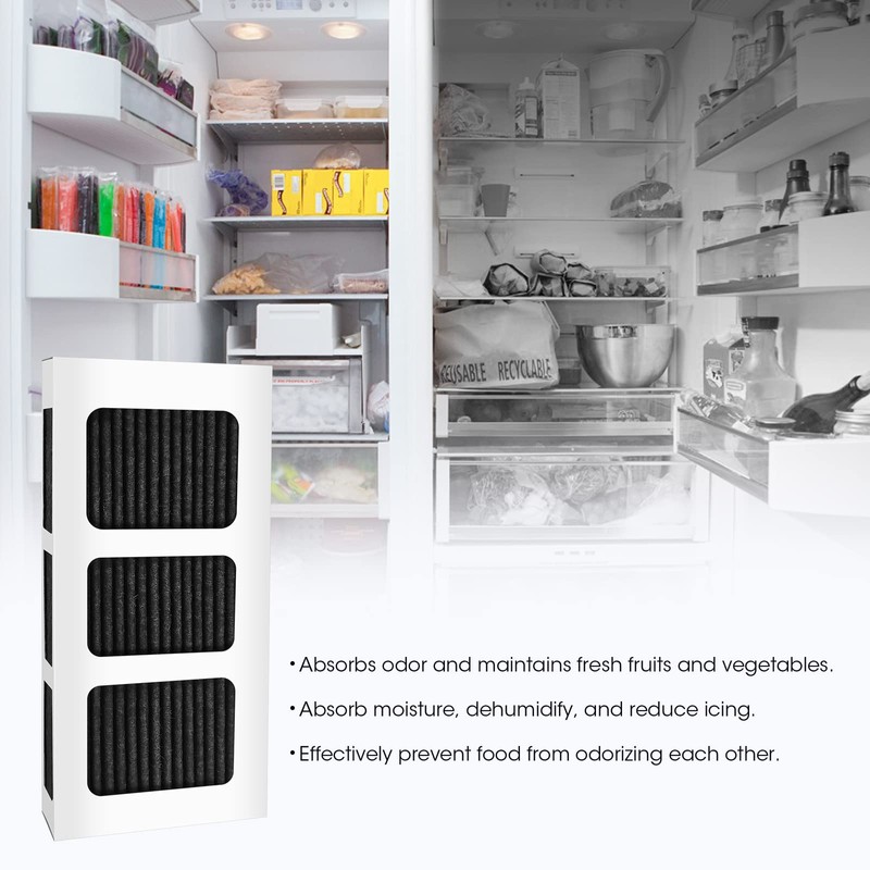 GLACIER FRESH Replacement for Frigidaire Refrigerator Air Filter, Compatible with