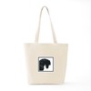 CafePress Friesian Grin Tote Bag Reusable Natural Beige Canvas Shopping