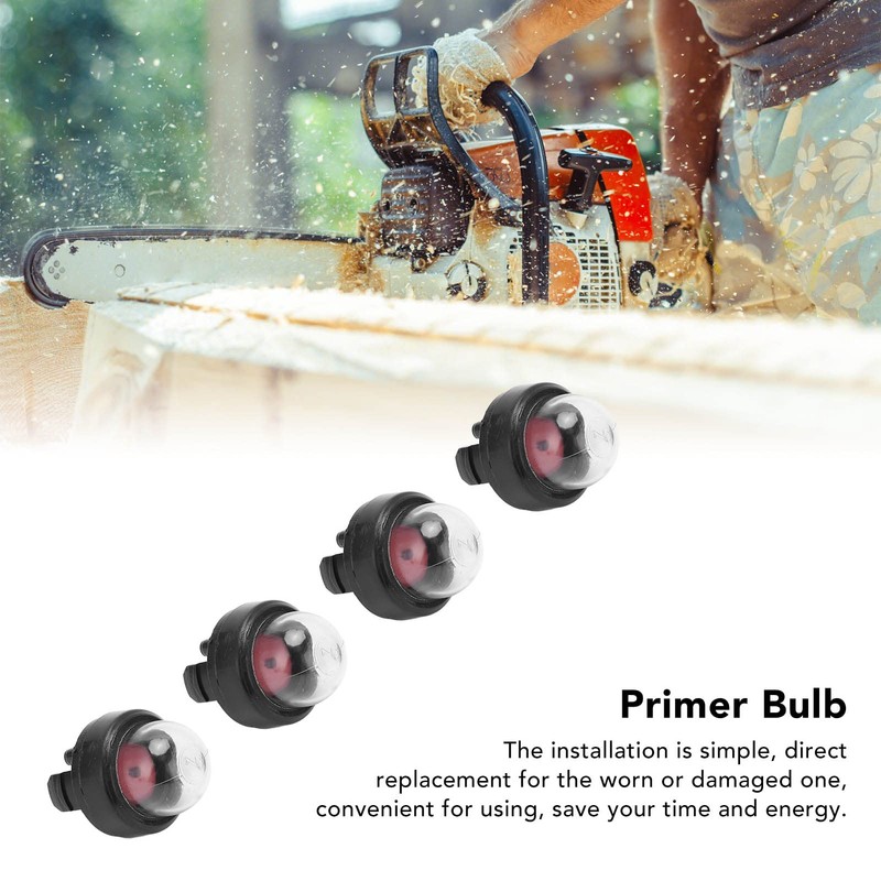 4pcs Primer Bulb,530047721 Chainsaw Parts Replacement for STIHL MS192T MS192TC