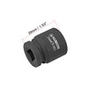 uxcell 3 Pcs 1/2-Inch Drive by 24mm Shallow Impact Socket,