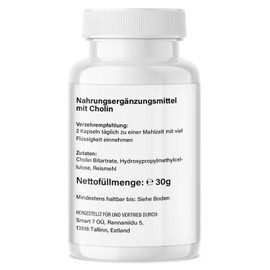 Saint Nutrition® Leberkur – 60 hochdosierte Kapseln mit Cholin zur Unterstützung der Leberfunktion – natürliche Rezeptur ohne künstliche Zusatzstoffe – ideal als tägliches Nahrungsergänzungsmittel