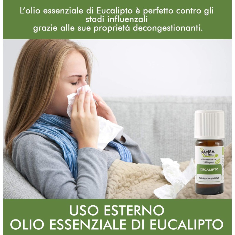 Organic Eucaliptus - 100% Organic, Pure and Natural Essential Oil