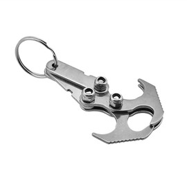 Wakects Climbing Hook Gravity Grave Hook Stainless Steel Gripper Climbing Hook Foldable Multifunctional Gravity Hook Climbing Claw for Outdoor Life (S)