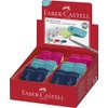 Faber Castell Rubber Mini Sleeve Closable Display 24 Pieces Erasers,