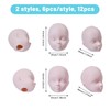CHGCRAFT 12 Pcs Human Face Doll Head Repainting Practice Makeup