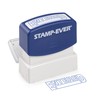 Stamp-Ever Pre-Inked Message Stamp – Entered, Blue Ink – Impression
