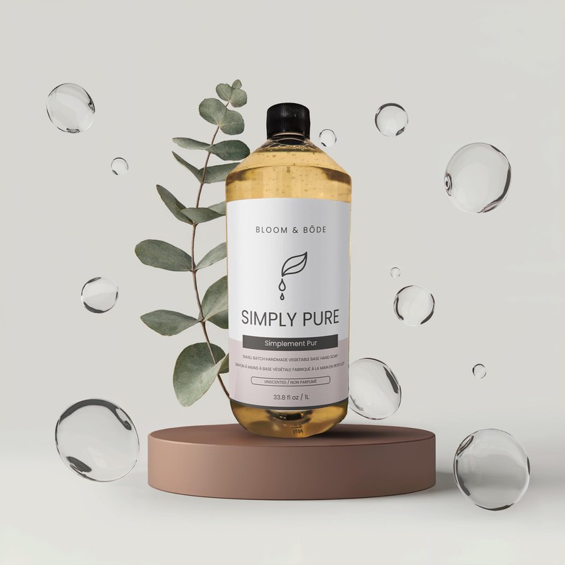 Luxury Liquid Hand Soap - Unscented Hand Wash - Gentle