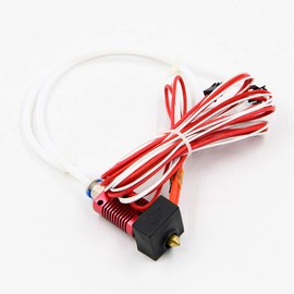 Creality Original Ender 5 Hotend Kit para cabezal extrusor de impresora 3D Ender-5 de 24 V con cubierta de silicona, bloque de calor de aluminio montado