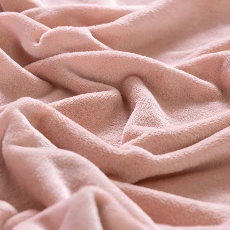 Vianney Manta Vianney Ligero color rosa con diseño lisa de