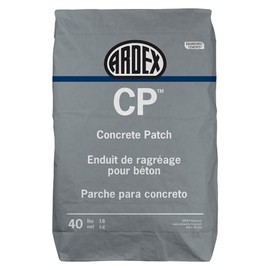ARDEX CP Concrete Patch and Fill, Portland Cement-Based Repair Mortar, Fast-Setting Slope and Surface Resurfacer for Interior and Exterior Concrete, 40 lbs Bag, 11967