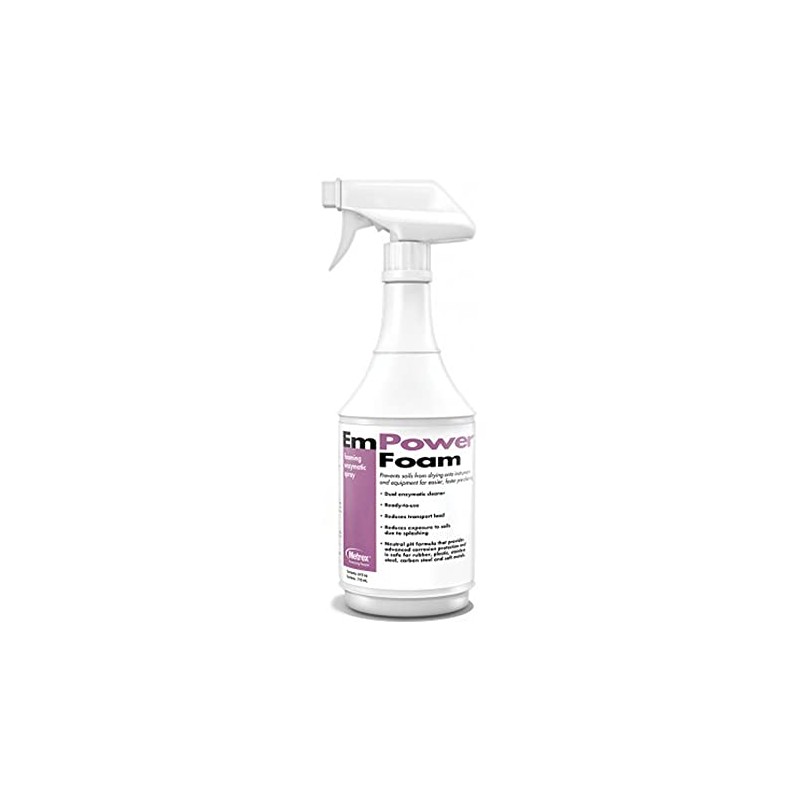 Metrex MET 10-4224 Empower Foam Foaming Enzymatic Spray, 24 OZ