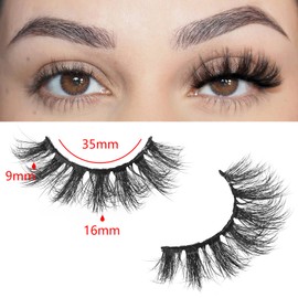 FARRED Natural Eyelashes Short False Lashes Wispy Mink Eye Lash Fluffy Eyelash Natural Look 10 Pairs Fake Lashes Pack Volume Lash Strips Pestañas that Looks Like Volume Extension (Z13|9-16MM)