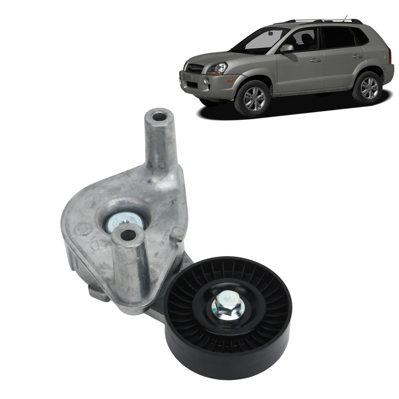 Belt Tensioner 2528137120 Metal Rust Proof Replacement for HYUNDAI SONATA