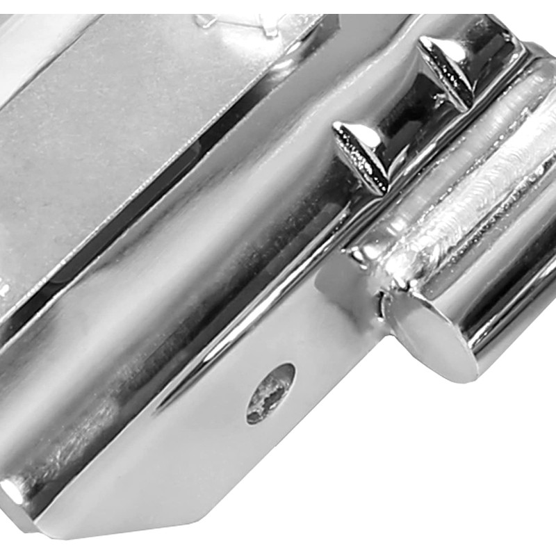KUAFU 2 PC Chrome Front Bumper Tow Hooks Compatible With
