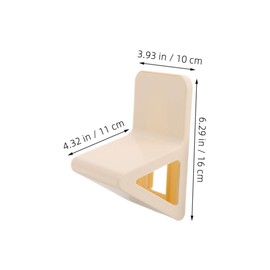 BIUDECO 3pcs Hotel Bathroom Foot Step Shower Foot Rest Shower Foot Pedal Foot Holder for Shower Shaving Bath Foot Stand Shower Footrest for Shaving Legs Foot Rest for Shower Plastic White