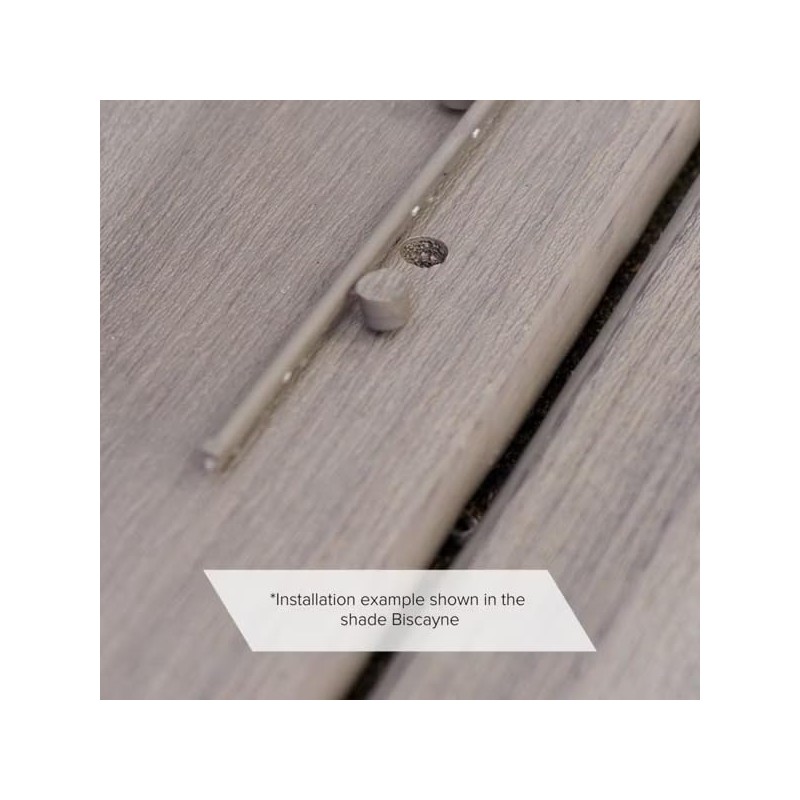 75 Plugs Original PVC Decking Fiberon Deck - Paramount Brownstone