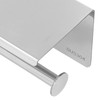 Stainless Steel Toilet Paper Holder with Shelf Self Adhesive Punch