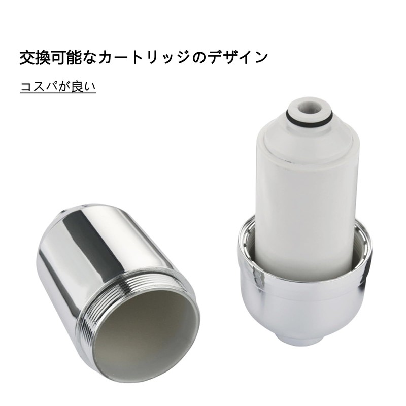Shower Head Chlorine Removal Shower Filter Replacement Cartridges Set of