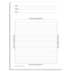 BookFactory Chemistry Lab Notebook - 50 Pages (8.5'' X 11'')