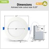 DAMINY 12 Pack 6 Inch LED Recessed Lighting with Junction