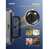 HOUSNAT Sandwich Maker, 3 in 1 Waffle Maker with Removable