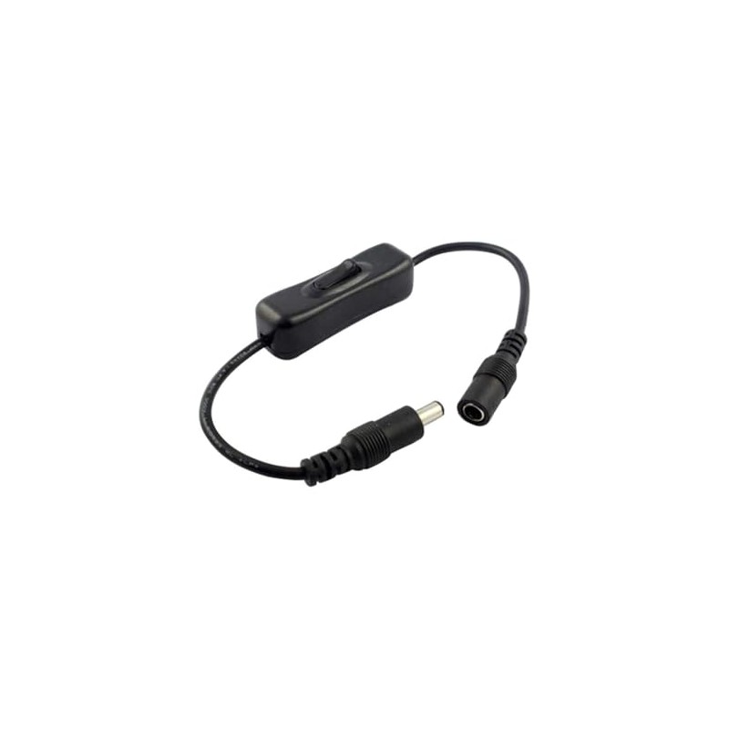 LUYING Intermediate Switch Male Splitter Cable for Security Camera LED