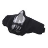 Outdoor Half Face Breathable Steel Mesh Face Cover Military for