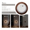 Motion Sensor Night Light Wood Rechargeable Battery-Powered Stick-On Step Lights